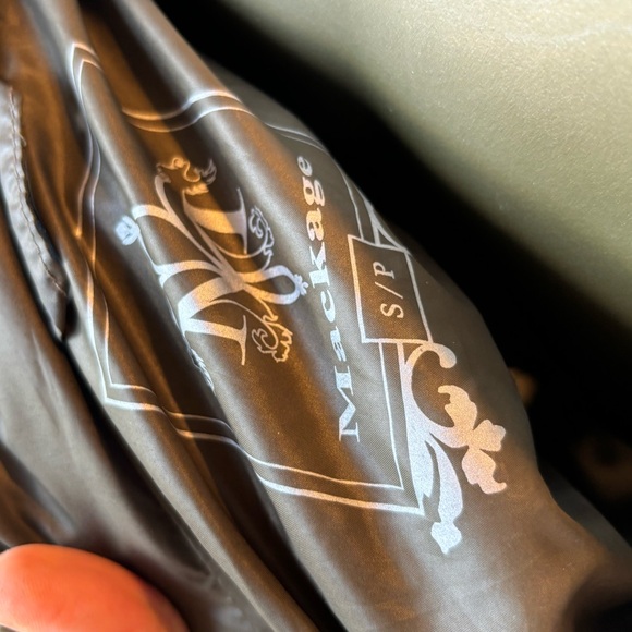 MACKAGE GREY LIGHWEIGHT MOTORCYCLE BIKER  bomber motorcycle jacket small - Picture 12 of 13